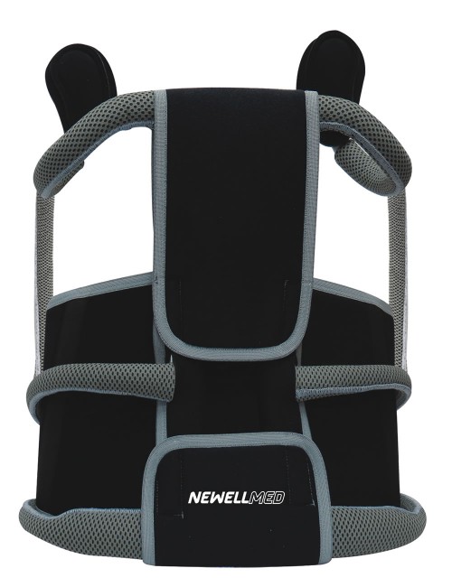 TK391 - Modular cross with underarm release, lateral stabilizing rods and lumbar belt